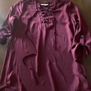 Maroon Blouse